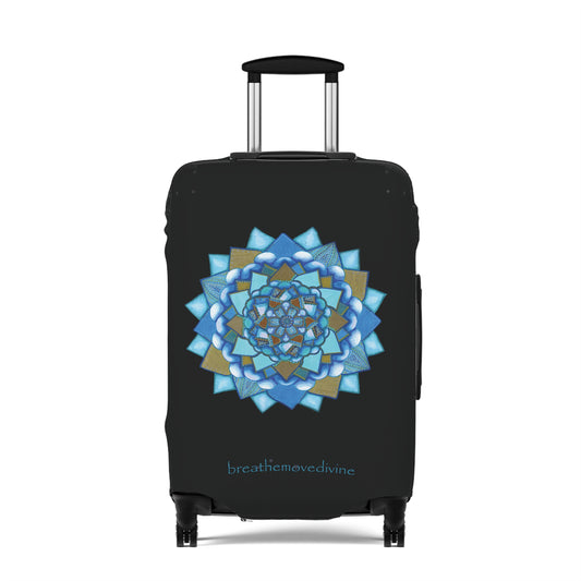 Voice by breathemovedivine Suitcase Cover - Travel with Style and Inspiration