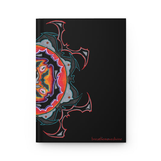 Scry Black Hardcover Medallion Journal for Creative Minds, Writing Inspiration