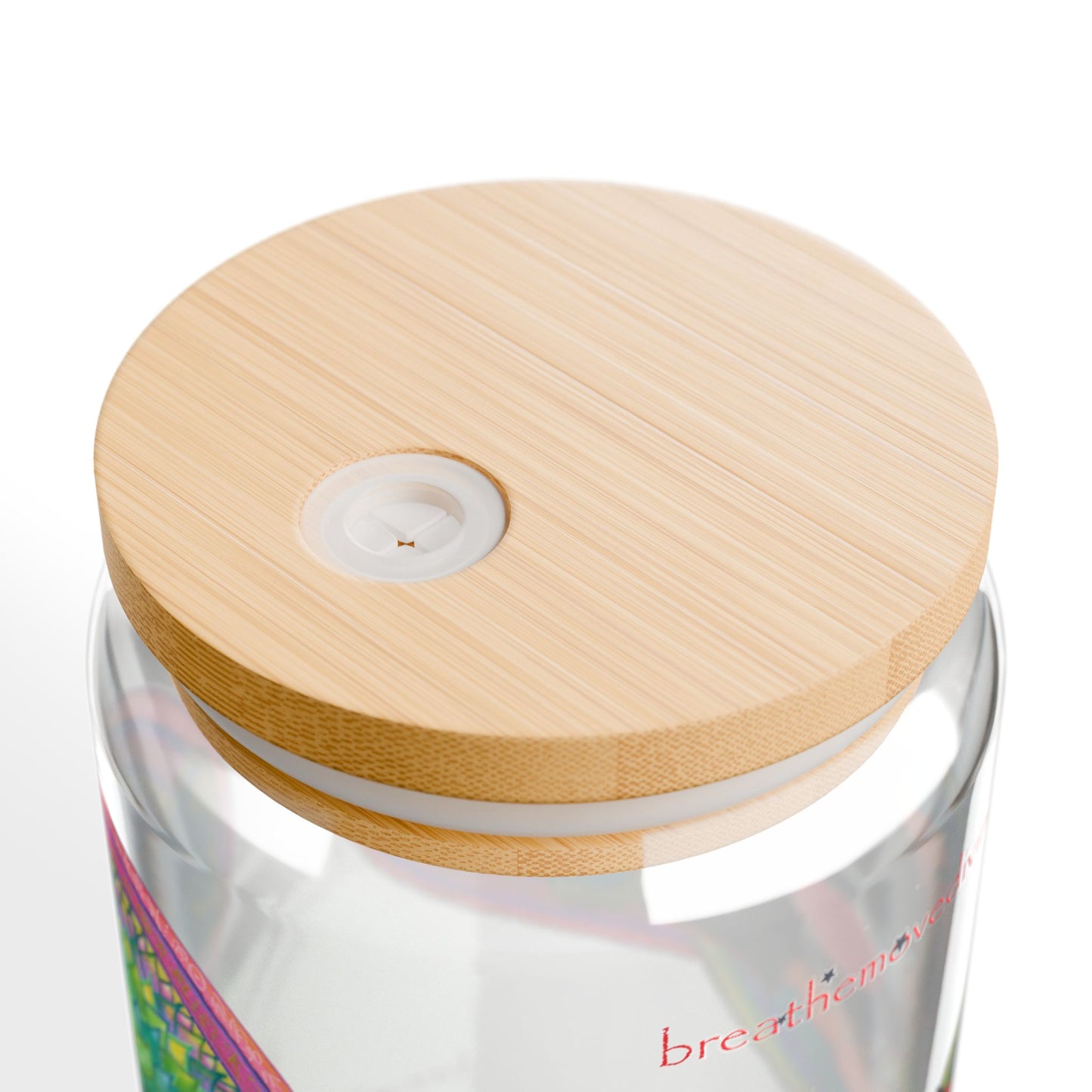 Untitled Vibrant Skulls Sipper Glass Eco-Friendly Drinkware - 32.06