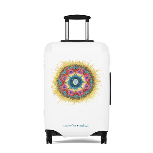7 Chakras by breathemovedivine Suitcase Cover