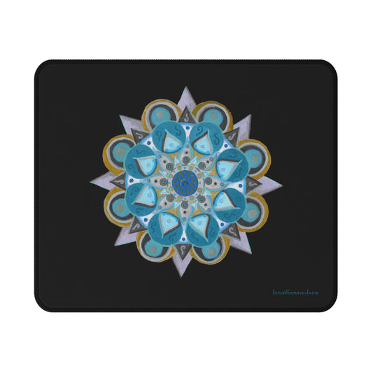 3 Chakras by breathemovedivine Non-Slip Mouse Pad