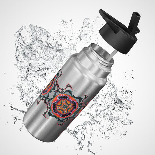 Scry by breathemovedivine Colorful Gator Tumbler 32oz - Vibrant Insulated Drinkware for Adventure Lovers