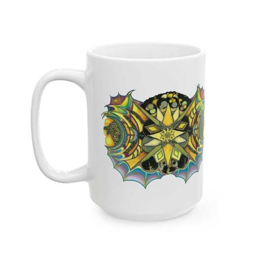 Creature by breathemovedivine Ceramic Mug, (11oz, 15oz)