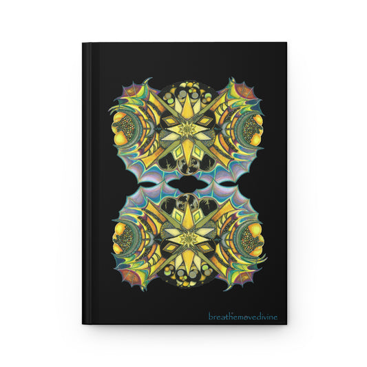 Creature Butterfly Black Hardcover Journal for Creative Minds front - 18.99