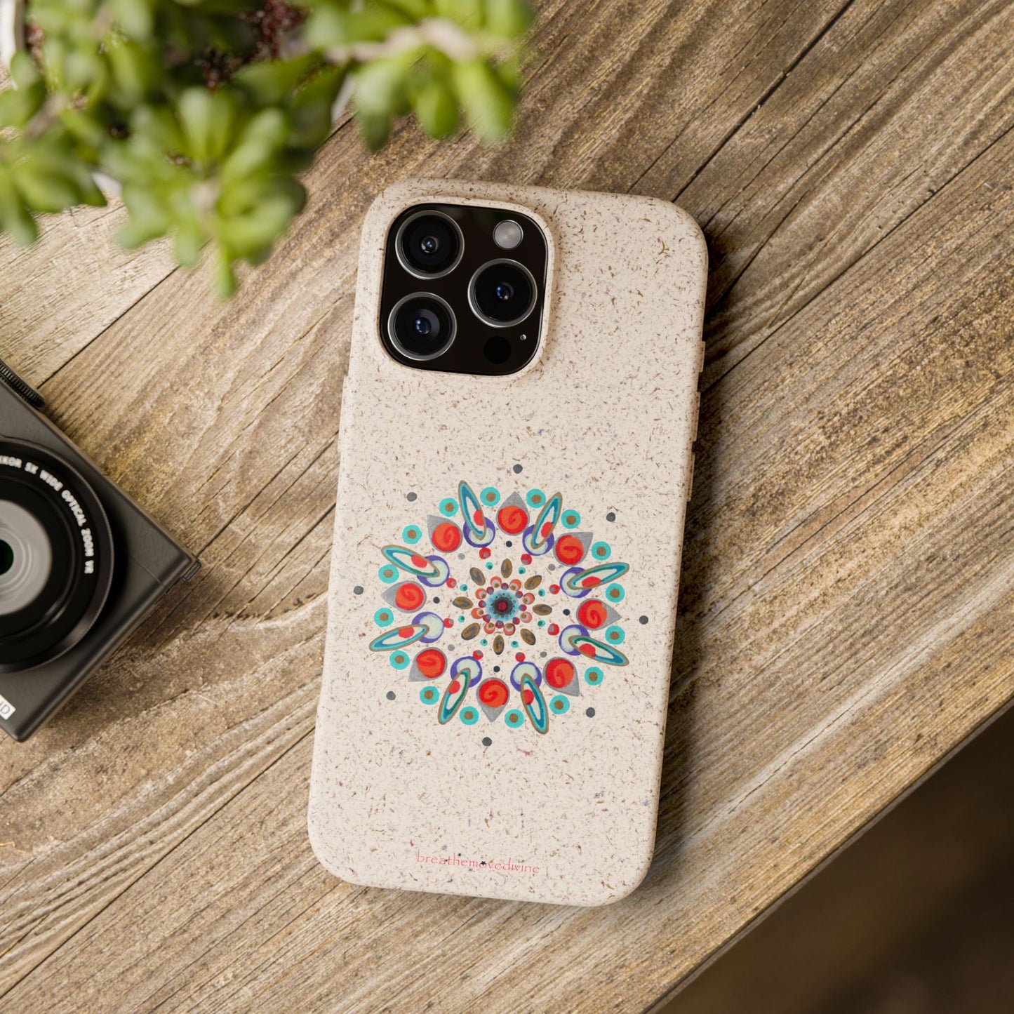 Inner Eye by breathemovedivine Eco-Friendly Case for iPhone with Mandala Design
