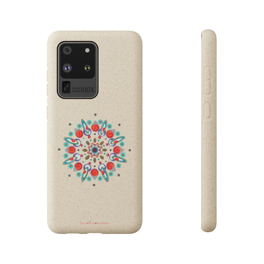 Inner Eye by breathemovedivine Eco-Friendly Case for Android with Mandala Design - 29.63 front and side