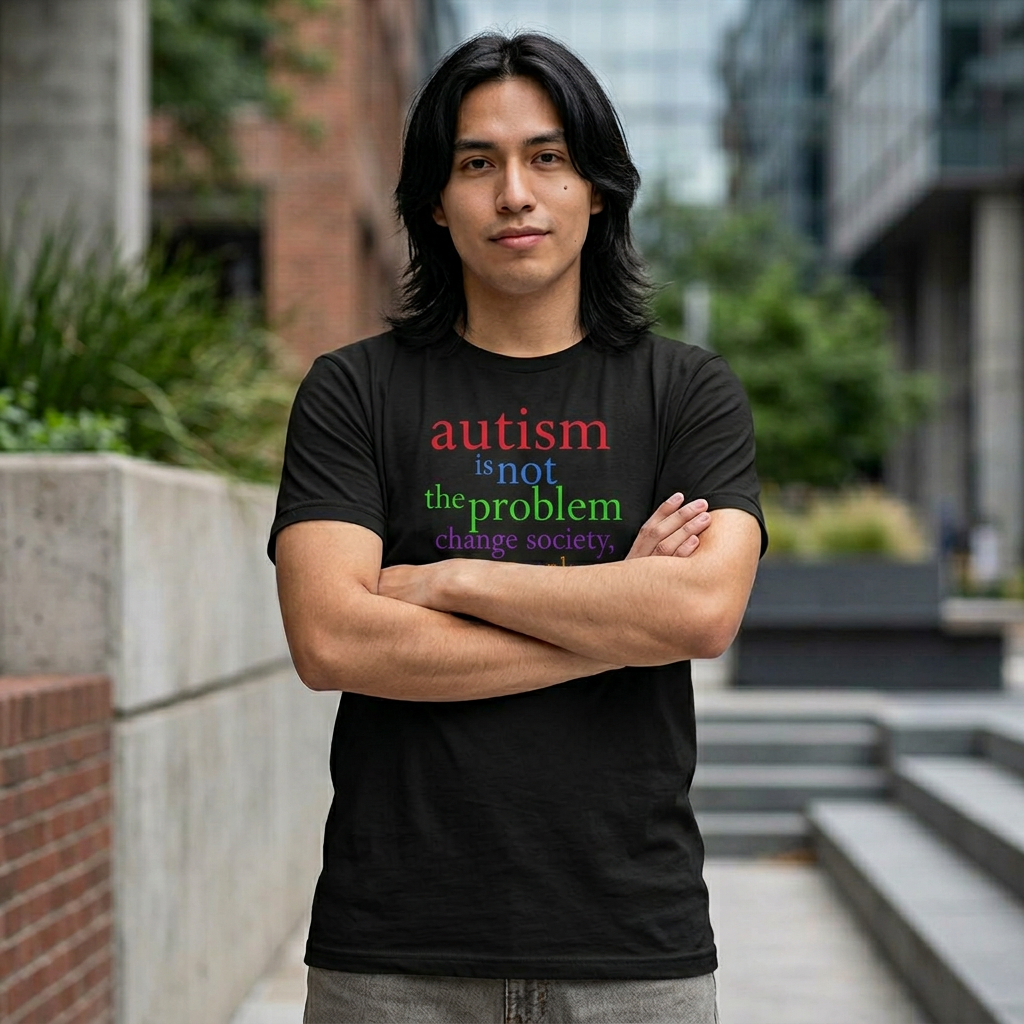 Autism is Not the Problem Unisex T - breathemovedivine RESIST - 39.98