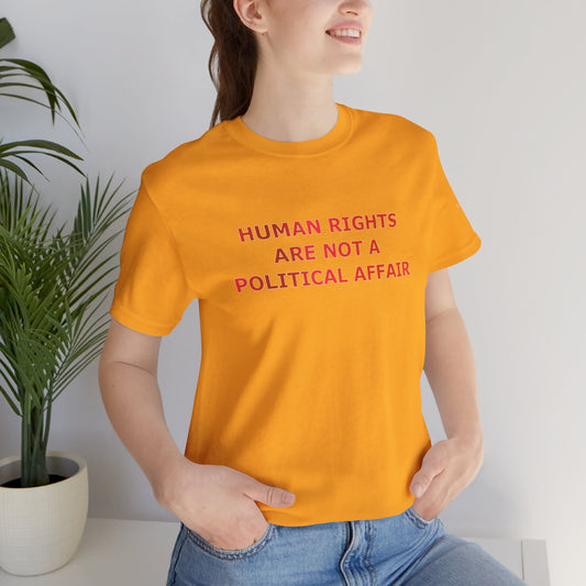 Human Rights Red Unisex T - breathemovedivine RESIST