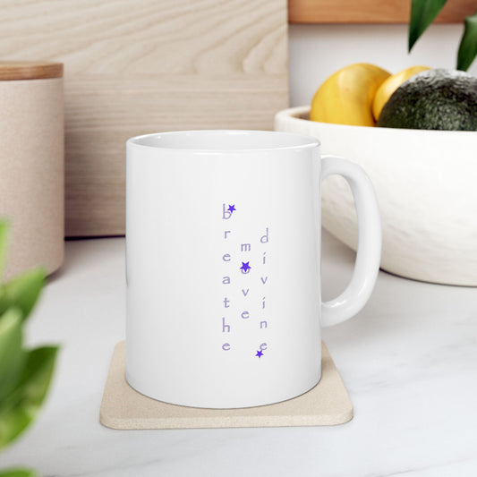 Voice by breathemovedivine Ceramic Mug, (11oz, 15oz) - 17.50