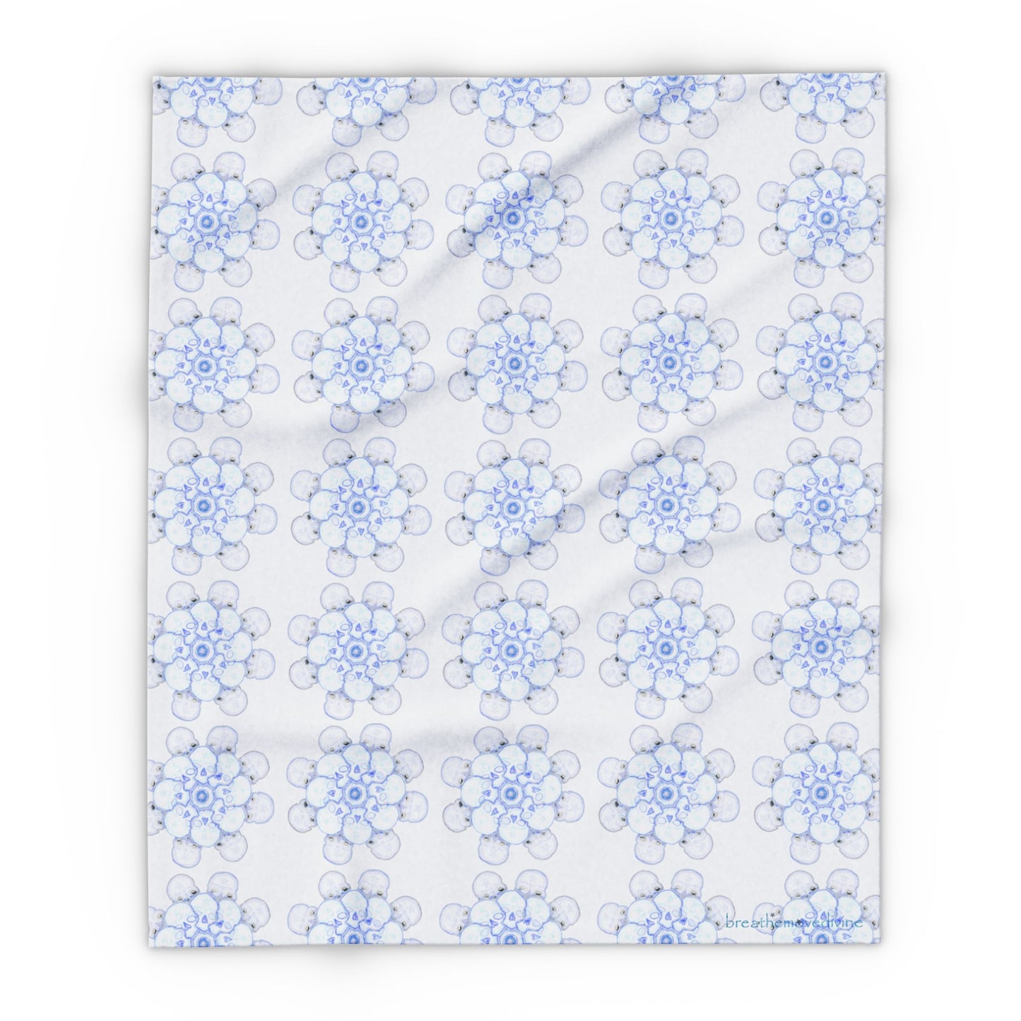 Flowers for Me Cozy Arctic Fleece Blanket | Live to Snuggle