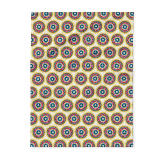 7 Chakras Pattern Cozy Arctic Fleece Blanket | Live to Snuggle - breathemovedivine