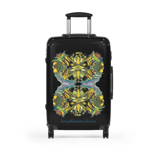 Creature by breathemovedivine Butterfly Rolling Suitcase - breathemovedivine