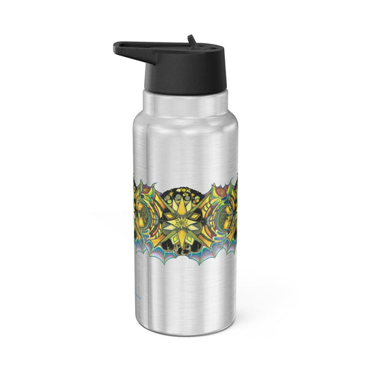 Creature by breathemovedivine Colorful Gator Tumbler 32oz - Vibrant Insulated Drinkware for Adventure Lovers - breathemovedivine