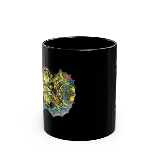 Creature by breathemovedivine Premium Black Mug - breathemovedivine
