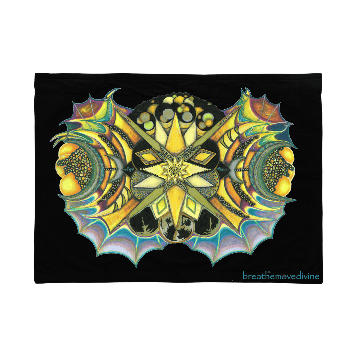 Creature by breathemovedivine Woven Wall Flag - breathemovedivine