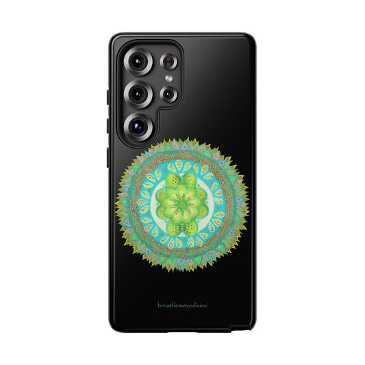 Heart Flame by breathemovedivine Mandala Design Case for Android - breathemovedivine