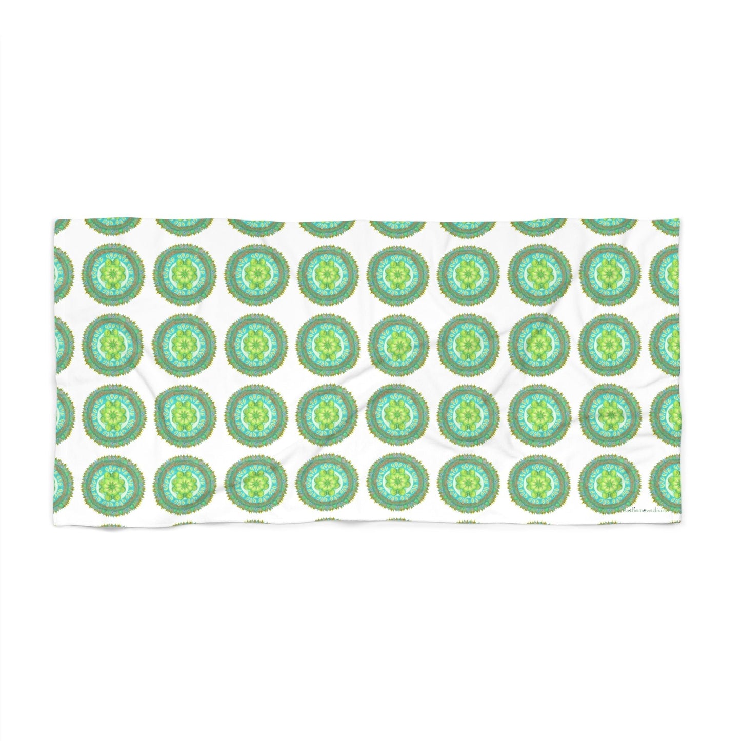 Heart Flame by breathemovedivine Pattern Beach Towel - breathemovedivine