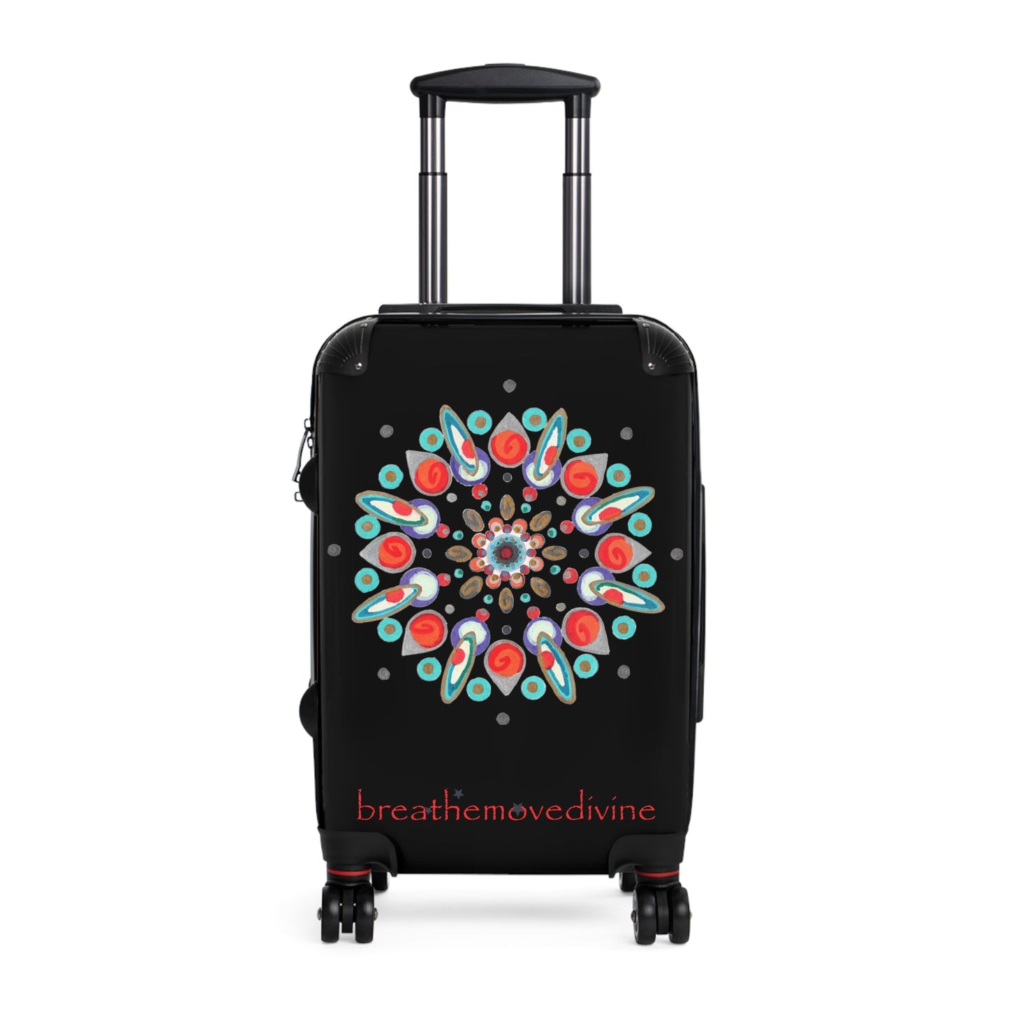 Inner Eye by breathemovedivine Colorful Mandala Suitcase - Travel with Style and Inspiration - breathemovedivine