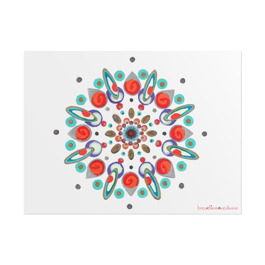 Inner Eye by breathemovedivine Vibrant Rolled Poster Print - breathemovedivine