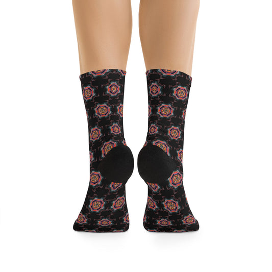 Scry by breathemovedivine Eco - Friendly Patterned Socks - breathemovedivine