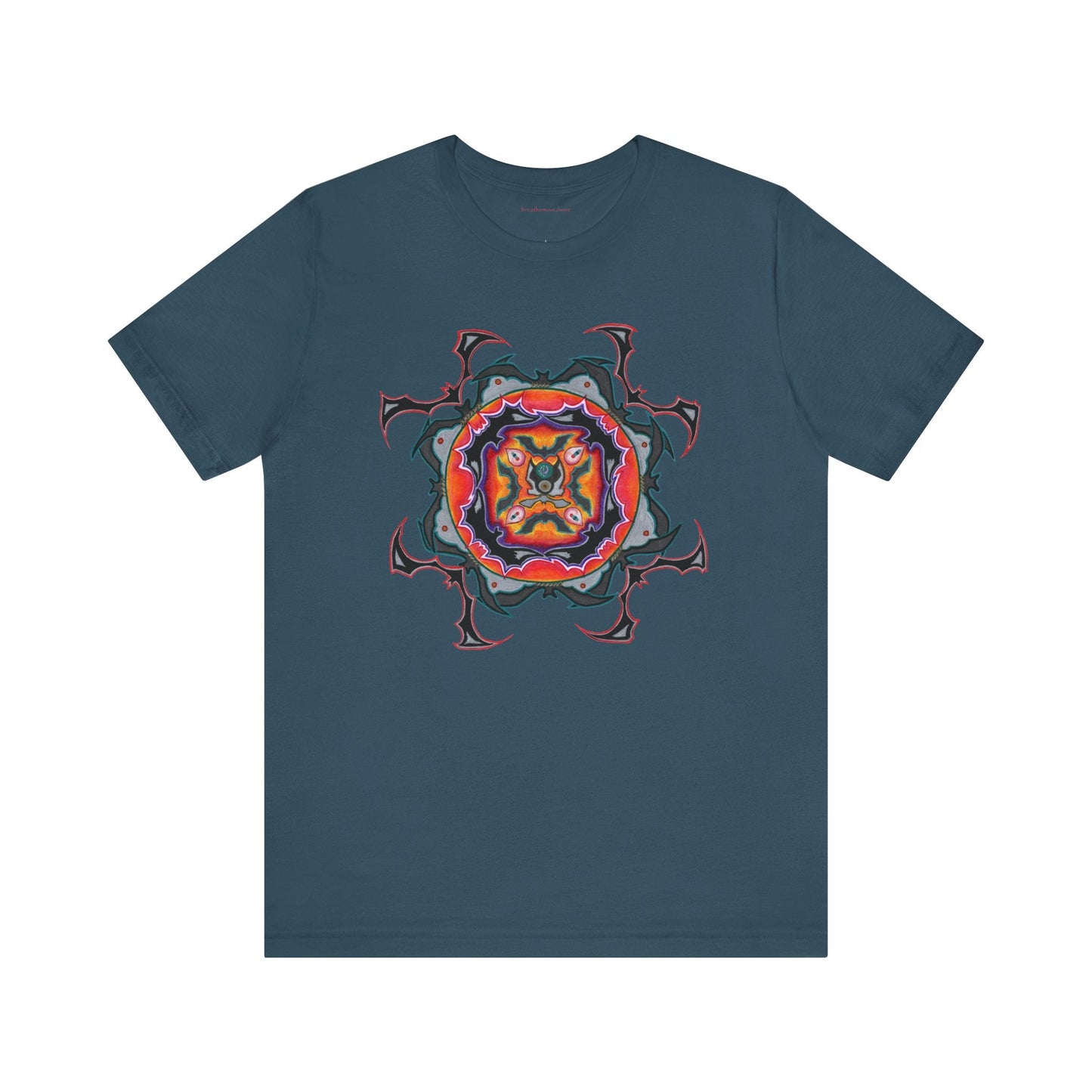 Scry by breathemovedivine Mandala Unisex Jersey T - breathemovedivine