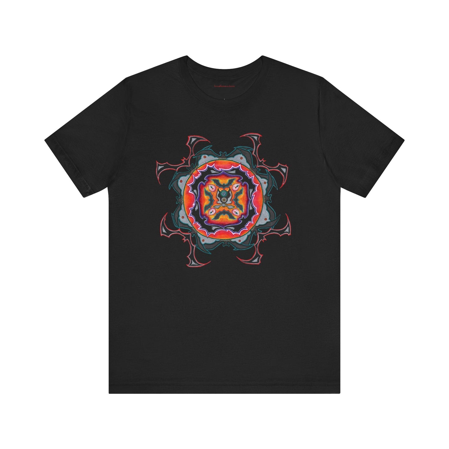 Scry by breathemovedivine Mandala Unisex Jersey T - breathemovedivine
