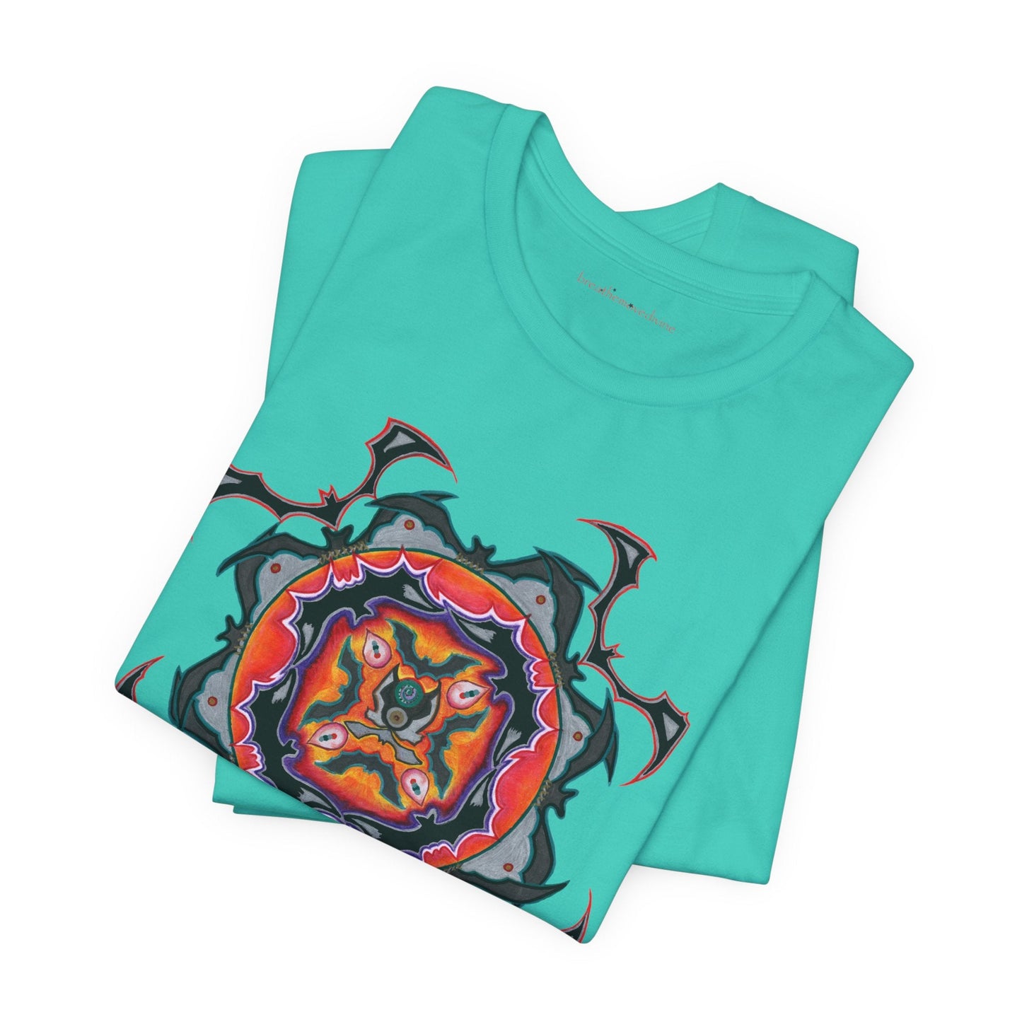 Scry by breathemovedivine Mandala Unisex Jersey T - breathemovedivine