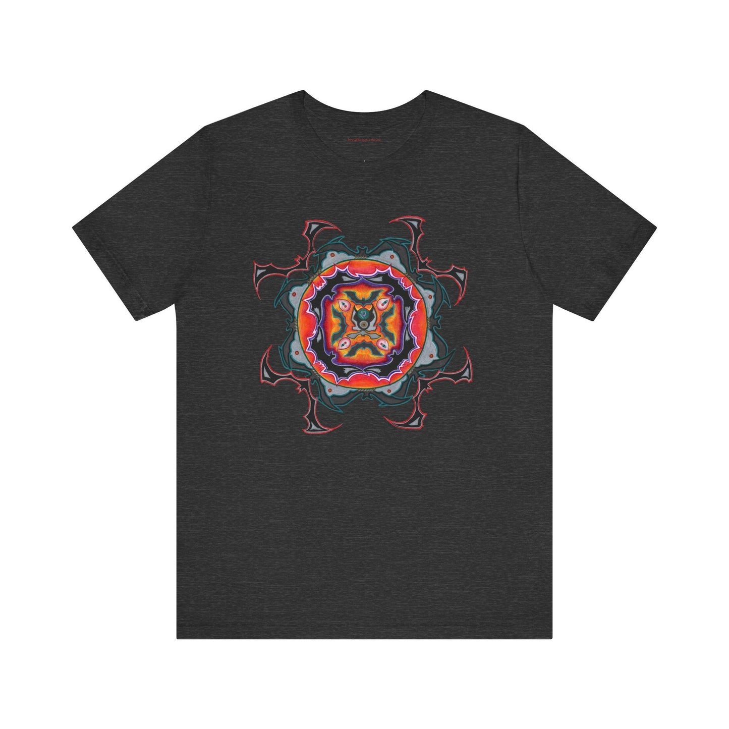 Scry by breathemovedivine Mandala Unisex Jersey T - breathemovedivine