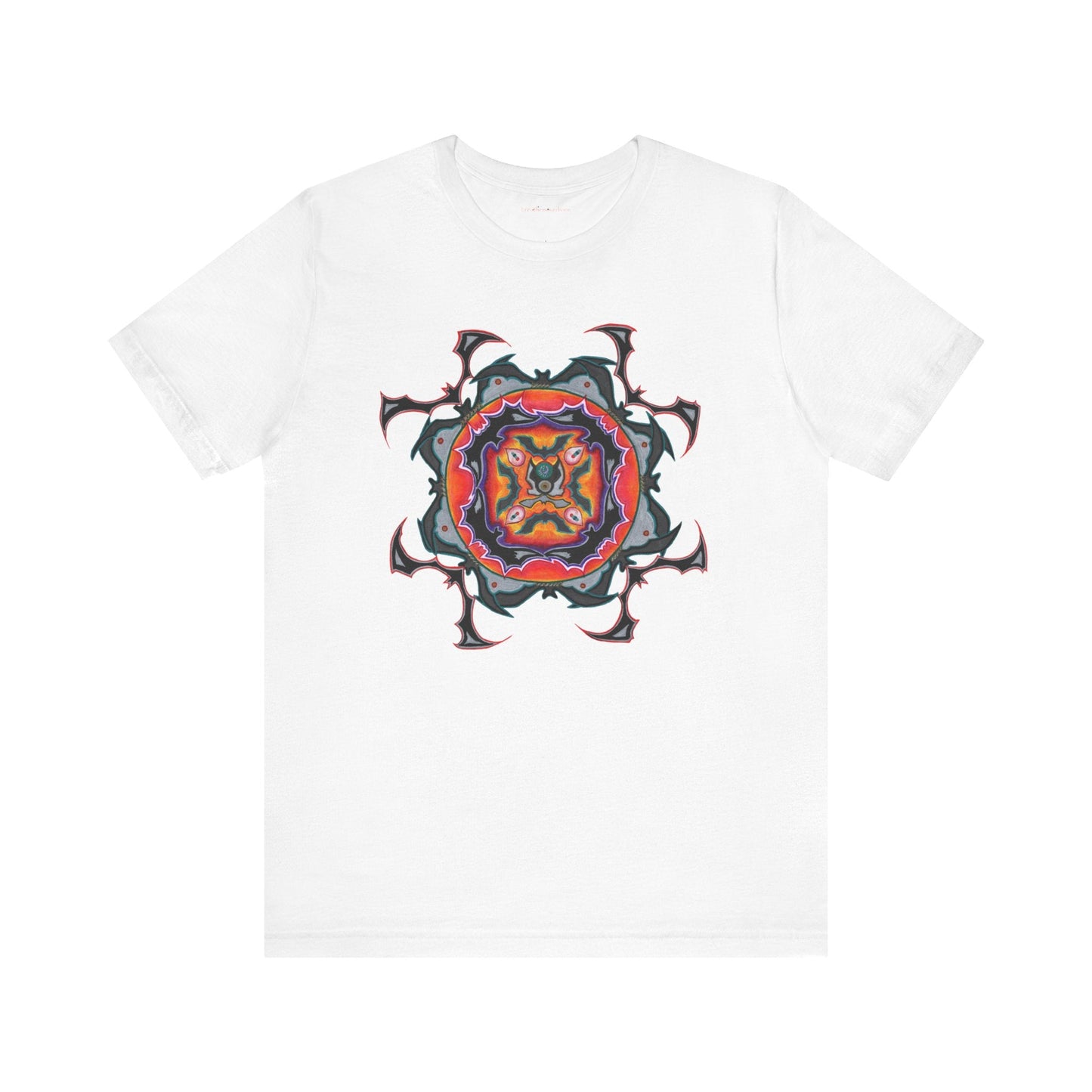Scry by breathemovedivine Mandala Unisex Jersey T - breathemovedivine