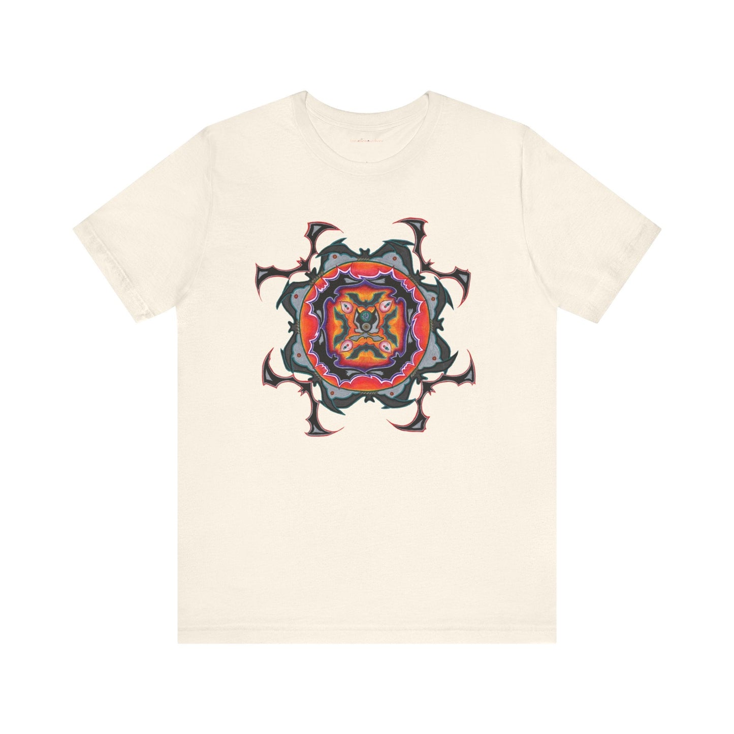 Scry by breathemovedivine Mandala Unisex Jersey T - breathemovedivine
