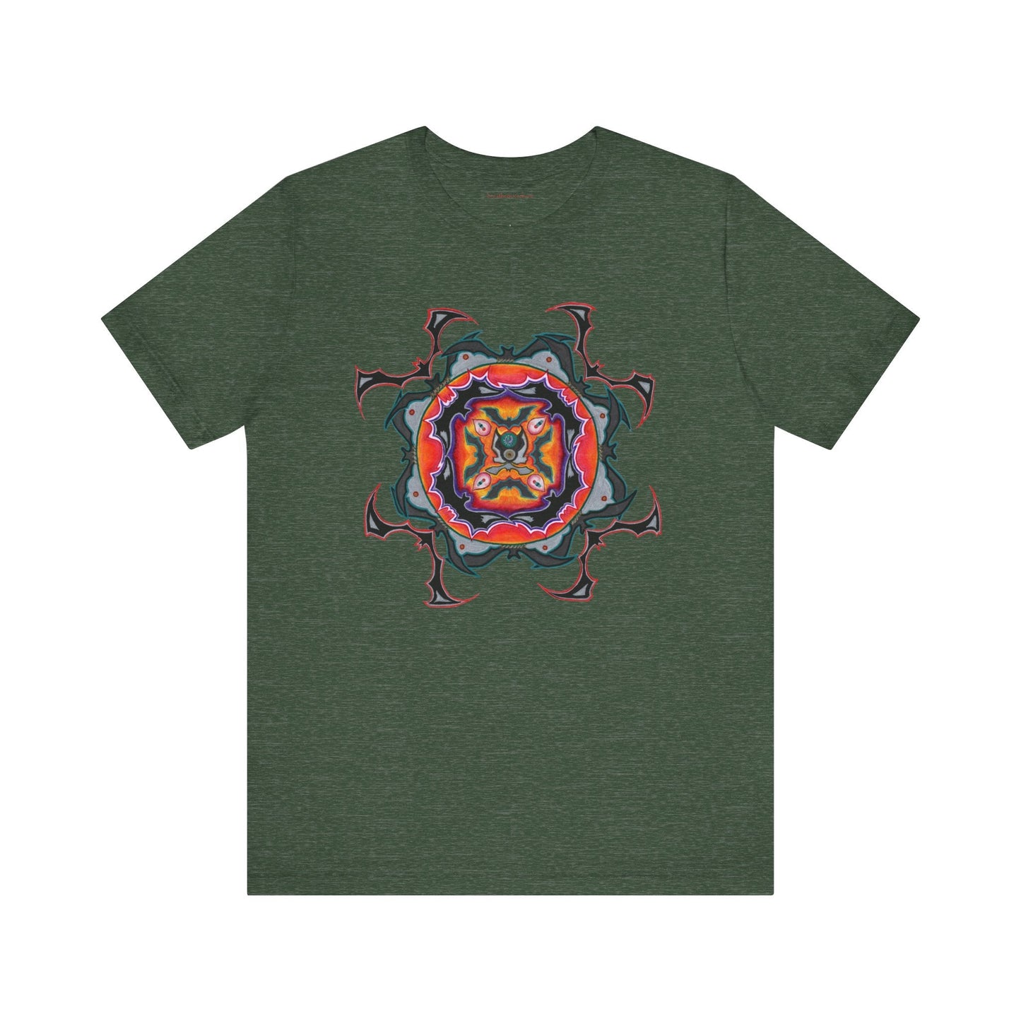 Scry by breathemovedivine Mandala Unisex Jersey T - breathemovedivine