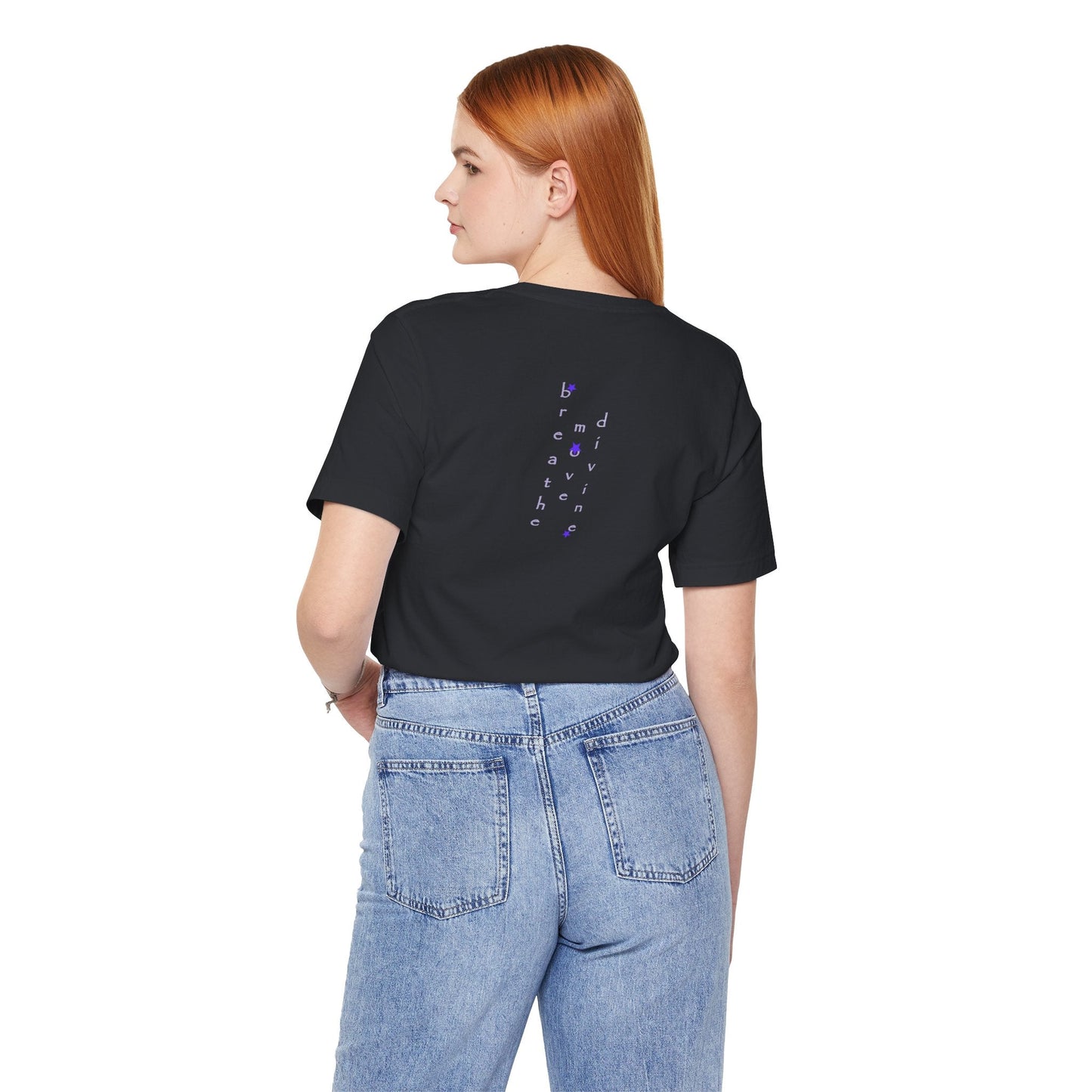 Scry by breathemovedivine Mandala Unisex Jersey T - breathemovedivine