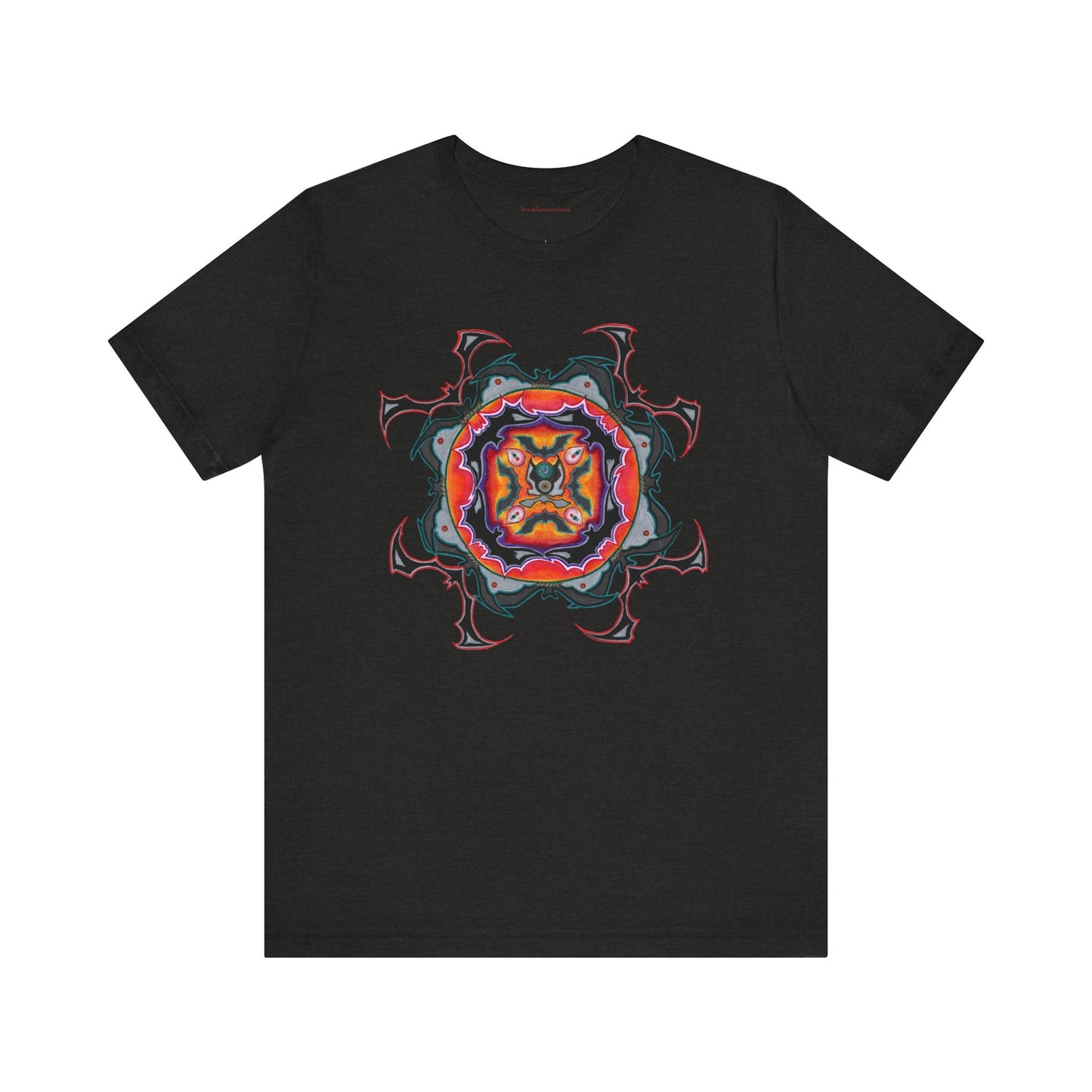 Scry by breathemovedivine Mandala Unisex Jersey T - breathemovedivine