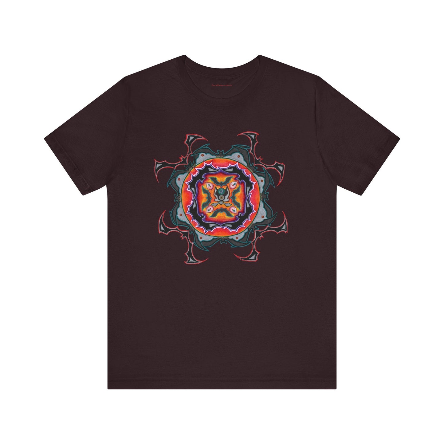 Scry by breathemovedivine Mandala Unisex Jersey T - breathemovedivine
