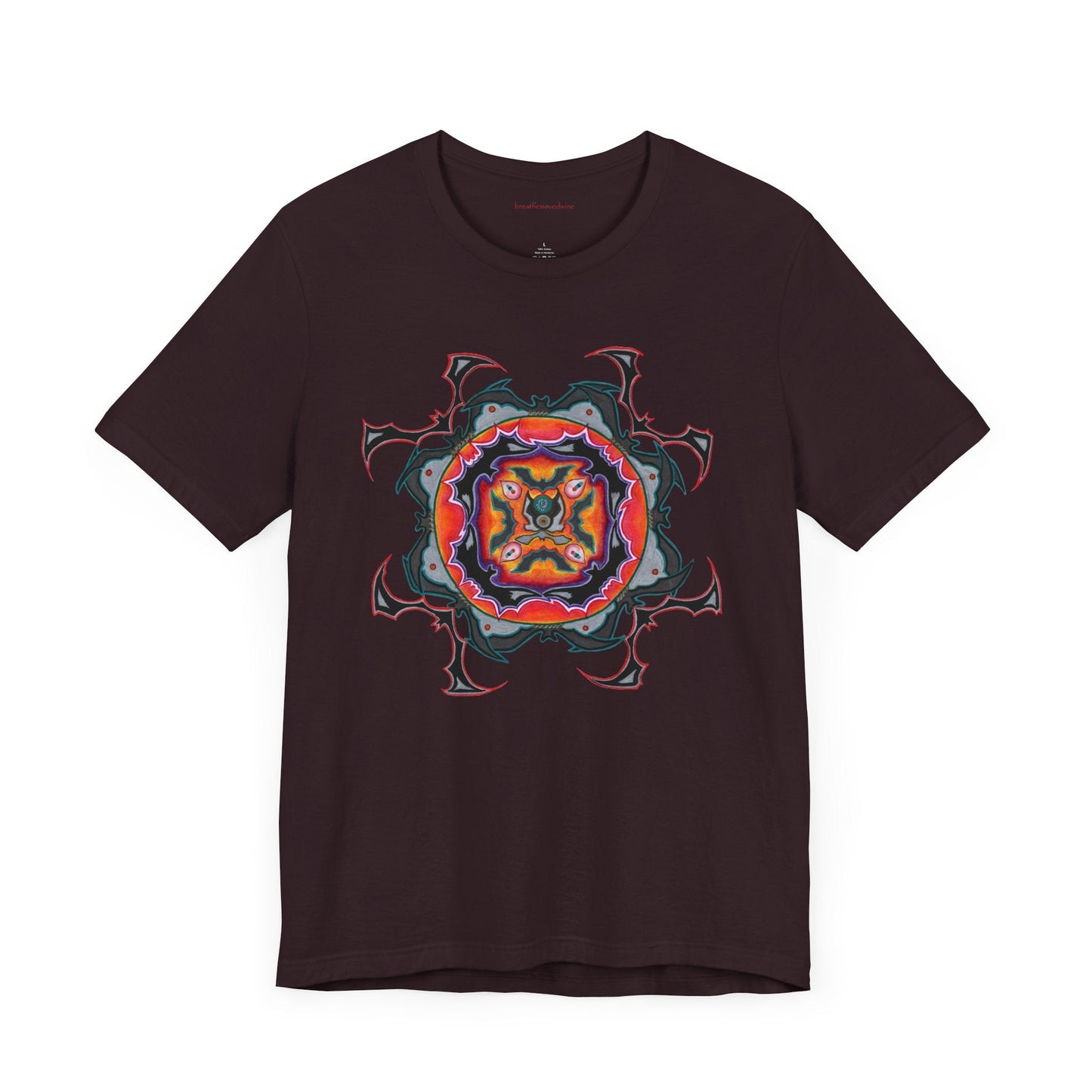 Scry by breathemovedivine Mandala Unisex Jersey T - breathemovedivine