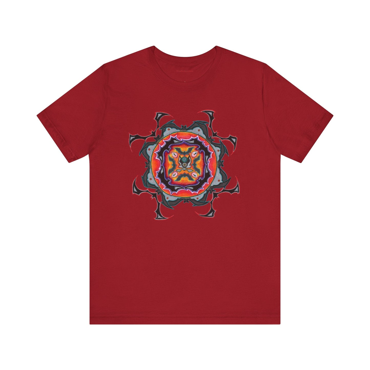 Scry by breathemovedivine Mandala Unisex Jersey T - breathemovedivine