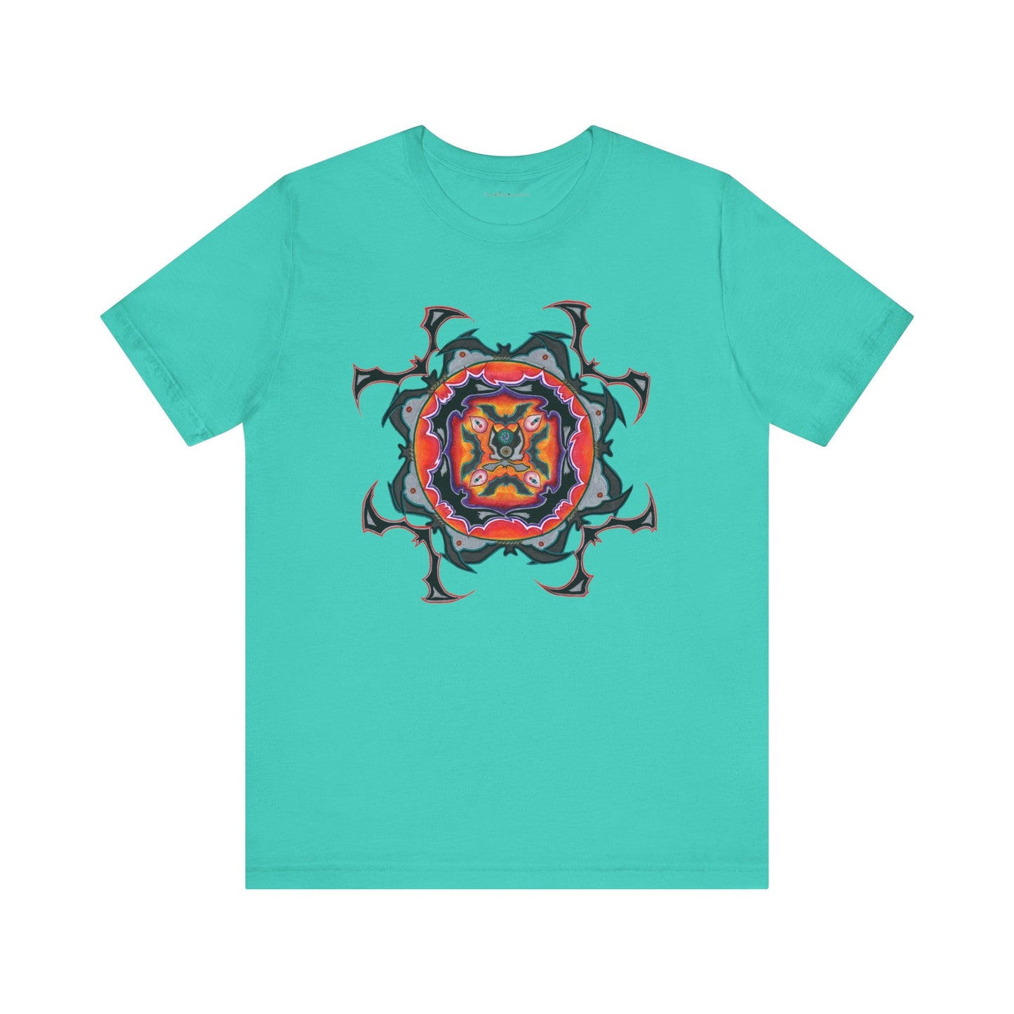 Scry by breathemovedivine Mandala Unisex Jersey T - breathemovedivine