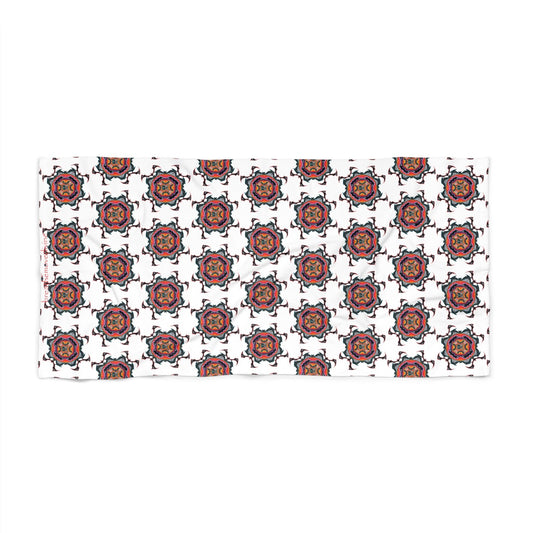 Scry by breathemovedivine Patterned Beach Towel - Perfect for the Discerning Goth - breathemovedivine