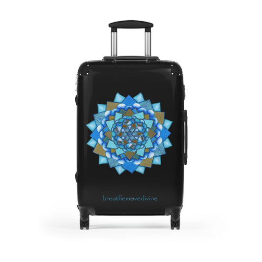 Voice by breathemovedivine Colorful Mandala Suitcase - Travel with Style and Inspiration - breathemovedivine