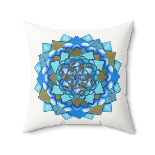 Voice by breathemovedivine Faux Suede Decorative Pillow | Bohemian Home Accent Red - breathemovedivine