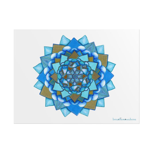 Voice by breathemovedivine Vibrant Rolled Poster Print - breathemovedivine