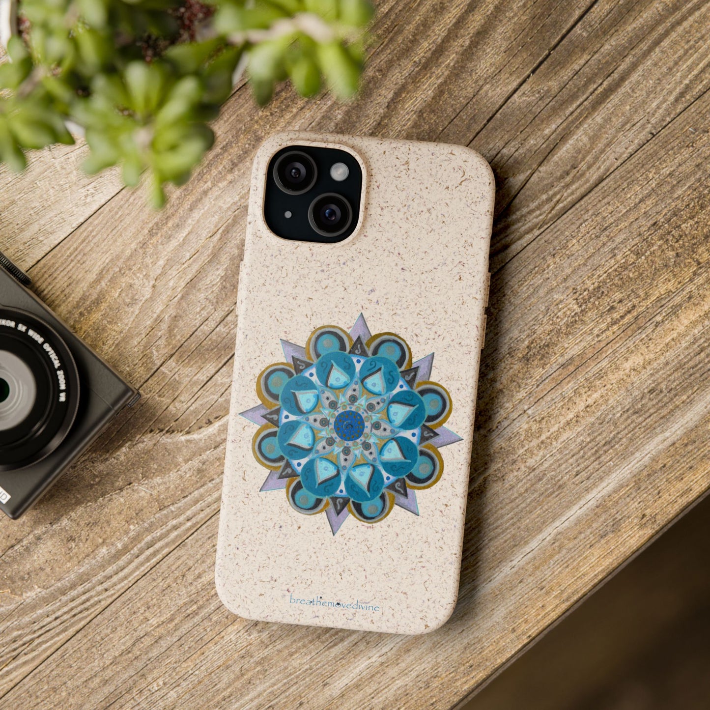 3 Chakras by breathemovedivine Eco-Friendly Case for iPhone with Mandala Design