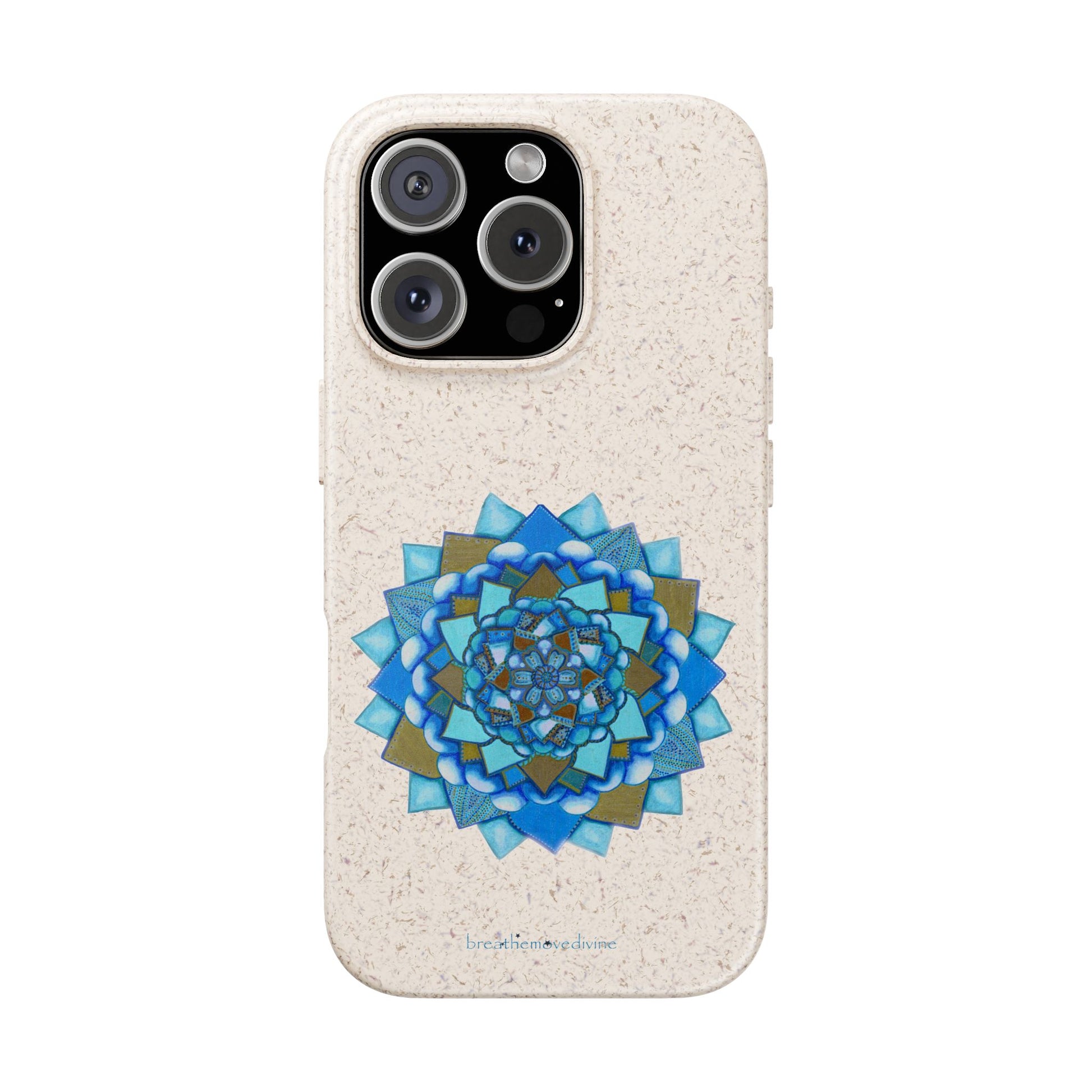 Voice by breathemovedivine Eco-Friendly Case for iPhone with Mandala Design -  21.87 front