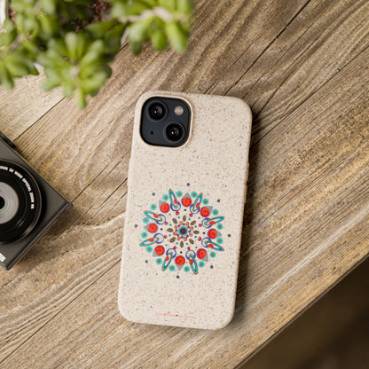 Inner Eye by breathemovedivine Eco-Friendly Case for iPhone with Mandala Design