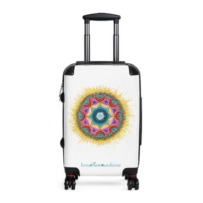 7 Chakras by breathemovedivine Rolling Suitcase - breathemovedivine