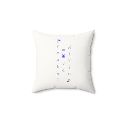 Inner Eye by breathemovedivine Faux Suede Decorative Pillow