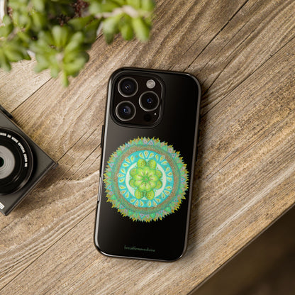 Heart Flame by breathemovedivine Mandala Design Case for iPhone