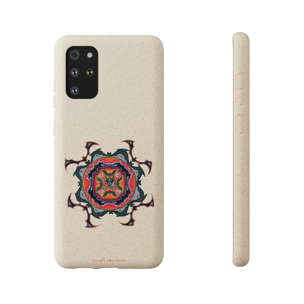Scry by breathemovedivine Eco-Friendly Case for Android with Mandala Design