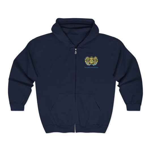 Creature by breathemovedivine Zip Up Hoodie -  55.48