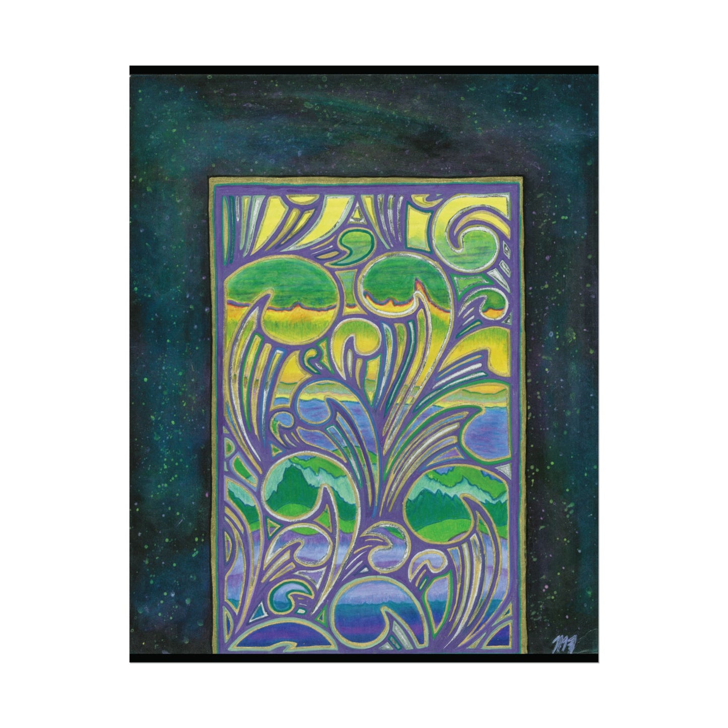 Lucid by breathemovedivine Rolled Poster Print